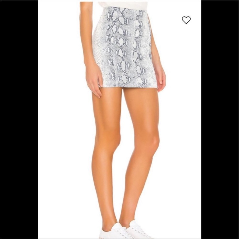 Free People Snake Skin Pencil Skirt Size 4